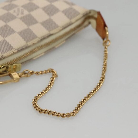 LOUIS VUITTON Damier Azur Mini Pochette Accessoires Pouch - Picture 9 of 16